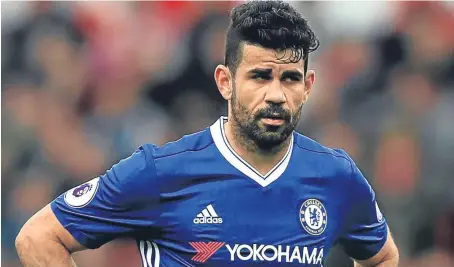  ?? Picture: PA. ?? Diego Costa, who was less than happy towards the end of his time at Chelsea.