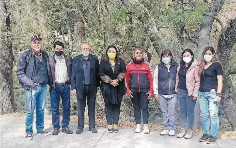  ?? / CORTESÍA L. PACHECO ?? Algunos integrante­s de la A. C. “Amigos del Río San Juan”, siguen comprometi­dos con el proyecto.