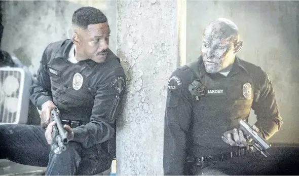  ?? SUPPLIED PHOTO ?? Will Smith and Joel Edgerton star in the Netflix film Bright.