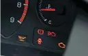 ??  ?? Turn on the ignition, check all warning lights come on, then go out when the engine is running. If they don’t do both, budget to spend some money