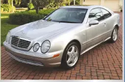  ??  ?? Customer options for the W208 CLK coupé and its fabric topped four-seat convertibl­e class mate were huge and included a range four, six and eight cylinder power units.