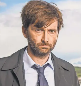  ?? PATRICK REDMOND ?? David Tennant says of the end of Broadchurc­h: “It’s a small town in the west of England. If terrible events kept happening there, we’d be stretching plausibili­ty.”