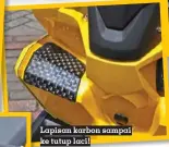  ?? ?? Lapisan karbon sampai ke tutup laci!