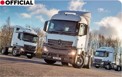  ??  ?? ON PATROL Fleet of unmarked HGVS has grown from one to three. It’s run by Highways England in support of police on motorways and A-roads to catch motorists breaking the law