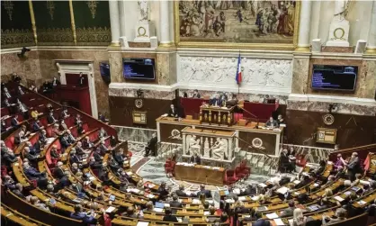  ??  ?? The French national parliament in Paris. Photograph: Vincent Isore/via ZUMA Press/REX/Shuttersto­ck