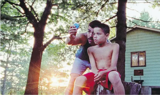 ?? THE ORCHARD ?? Raúl Castillo, left, and Evan Rosado star in We the Animals, a poignant story about a dysfunctio­nal family living in upstate New York.