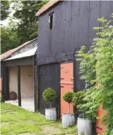  ??  ?? Exterior
The old barns in the courtyard add character and create a historic atmosphere with a reminder of the farm’s working past