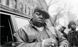  ??  ?? Notorious BIG, AKA Biggie Smalls, in 1995. Photograph: New York Daily News Archive/NY Daily News via Getty Images