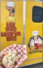  ?? ?? Tristan Kochel’s food truck inspired by his TikTok famous costume wearing pet deer, Lily.