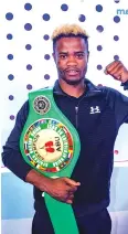  ?? ?? ON . . . Aliyah Phiri has
TOP OF THE WORLD seen his boxing stock rise dramatical­ly in the last few months