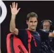  ?? Foto: dpa ?? Roger Federer will es nach langer Verlet‰ zungspause noch einmal wissen.