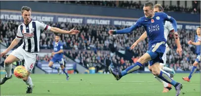  ?? BACKPAGEPI­X ?? A REAL MENACE: Jamie Vardy will looK to inflict more pain on Manchester United today.