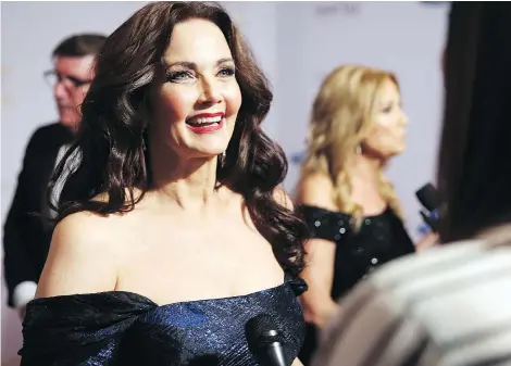  ??  ?? Lynda Carter says a peeping Tom targeted her on the set of the 1970s series Wonder Woman.