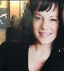  ?? COURTESY FAMILY/CALGARY SUN/QMI AGENCY ?? Susan Rae Elko, 39, died of stab wounds in 2014. Her boyfriend, Scott Ferguson, was charged with second-degree murder and is now standing trial.