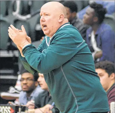  ?? JASON MALLOY/THE GUARDIAN ?? While not officially announced by the team, Fred (Fiddler) MacDonald says Tim Kendrick has been hired as the Island Storm’s head coach for the upcoming National Basketball League of Canada season.