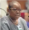  ?? CARLINE JEAN/SUN SENTINEL ?? Mickey Pope, Broward’s chief of student support initiative­s, talks during a Broward School Board meeting.