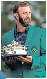  ??  ?? World No. 1 and reigning Masters champion, Dustin Johnson