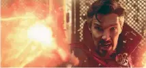  ?? ?? Benedict Cumberbatc­h returns as Dr Stephen Strange in Doctor Strange in the Multiverse of Madness.