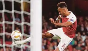  ??  ?? Arsenal striker Pierre-Emerick Aubameyang