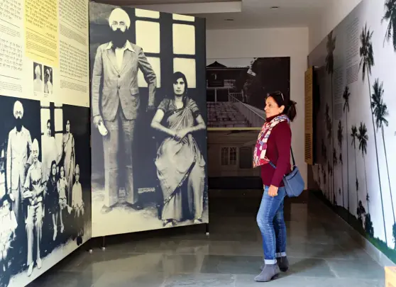  ??  ?? Dr Diwan Singh Kalepani's photograph­s at the museum