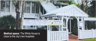  ??  ?? Medical space: The White House is close to the city’s two hospitals.