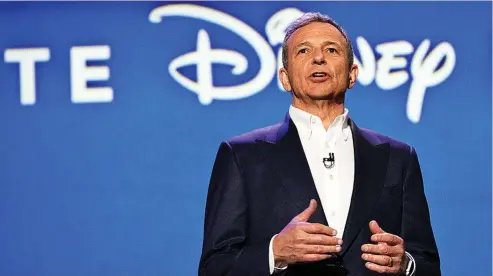  ?? De Disney. ?? Bob Iger ha vuelto a tomar las riendas de la gestión