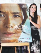  ?? FEDRIK TARIGAN/JAWA POS ?? AWARD INTERNASIO­NAL: Memerankan Marlina, Marsha Timothy merebut gelar aktris terbaik di Sitges Film Festival.