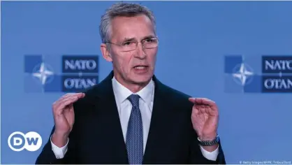  ??  ?? NATO chief Jens Stoltenber­g warned the deal could undermine global disarmamen­t efforts