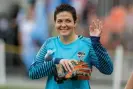  ?? Smith/CSM/Shuttersto­ck ?? Haley Carter in 2016, during her time with Houston Dash. Photograph: Trask