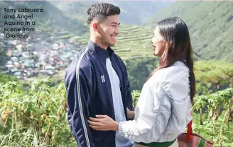  ??  ?? Tony Labrusca and Angel Aquino in a scene from ‘Glorious’