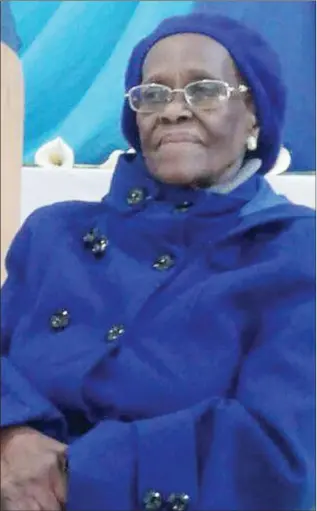  ?? Picture: FACEBOOK ?? REVERED: Grace Claasen, fondly known as Aunty Bokkie, will be deeply missed.