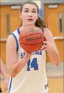  ?? ?? Natasha Chudy of Saratoga is averaging 13.1 rebounds and 5.4 assists per game this season.