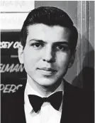  ?? / Foto: Getty Images ?? Frank Sinatra Jr., sin slovitega pevca enakega imena, je bil ugrabljen pri 19 letih.