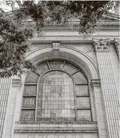  ?? Vincent Tullo / New York Times ?? Plans call for the Shaare Zedek synagogue on the Upper West Side of Manhattan to be sold to a developer for $34 million. The building would be replaced by a 14-story tower, with the synagogue owning and occupying the first three floors.