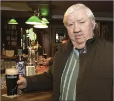  ??  ?? John O’Connor in The Rag Bar, New Ross.