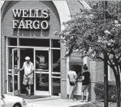  ?? JEREMY M. LANGE/FOR THE WASHINGTON POST ?? Wells Fargo says it potentiall­y opened nearly 70% more sham accounts over a longer period than first reported.