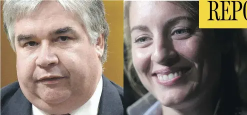  ??  ?? Canadian Heritage: Peter Van Loan versus Mélanie Joly.