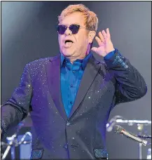  ??  ?? Elton John performing at last year’s Hyde Park concert