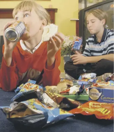  ??  ?? 0 Retailers claim junk food promotion restrictio­ns could lead to job losses at producers