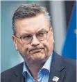  ?? FOTO: DPA ?? DFB-Präsident Reinhard Grindel kommt nicht aus den NegativSch­lagzeilen heraus.