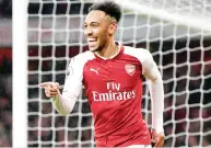  ??  ?? Pierre-Emerick Aubameyang