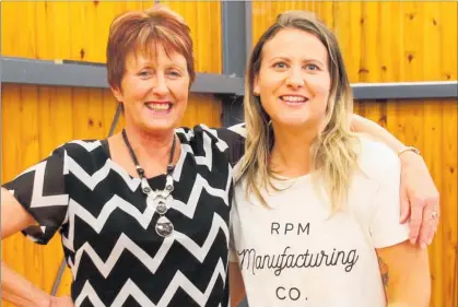  ?? PICTURE / SUPPLIED. ?? Lynn Whiteside (left), musical director and conductor of Wanganui Community Choir with pianist Abby Livesay.