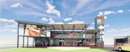  ?? COURTESY PHOTOS ?? A rendering shows Art2, planned for what is now named Orange-Robinson Park in downtown Orlando.