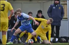  ?? ?? Tadley scored a vital win on Tuesday night