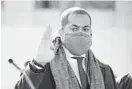  ?? BALTIMORE SUN
KARLMERTON FERRON/ ?? Baltimore City Council President Nick Mosby takes the oath of office earlier this month. The Baltimore City Democratic State Central Committee will nominate a candidate to fill Mosby’s former seat in the Maryland House of Delegates.