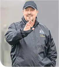  ??  ?? Newcastle United boss Rafa Benitez