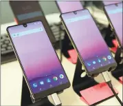 ?? PHOTO BY ESSENTIAL ?? Essential, a smartphone company founded by Android creator Andy Rubin, will be shipping its pre-ordered phones next week.