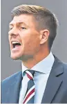  ??  ?? Steven Gerrard: Happy with Rangers’ game management.