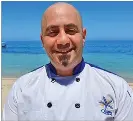  ??  ?? New executive chef for Castaway Island, Hicham Mneimneh.