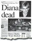  ??  ?? The Star published this story of Diana’s death on Aug. 31, 1997.